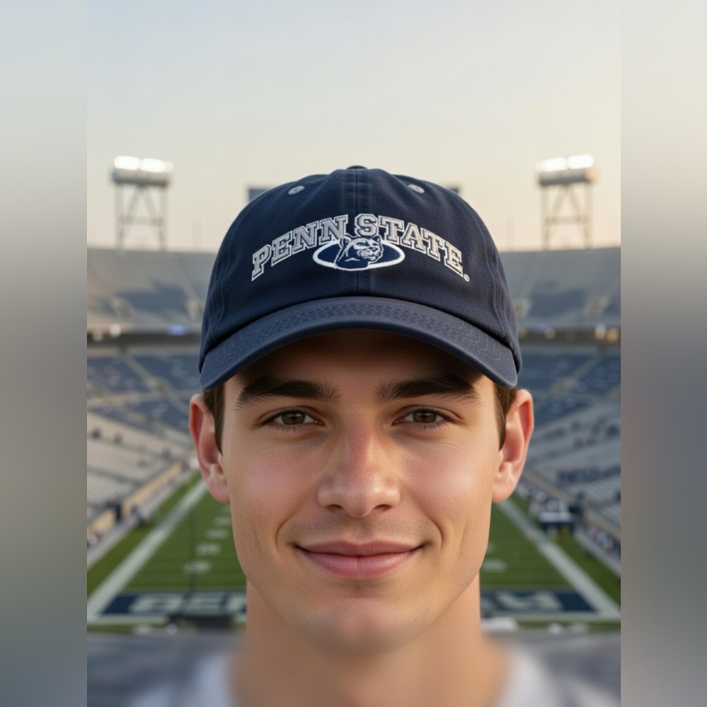 Penn State Nittany Lions Navy Blue Cap By ML Caps Hat NWT
